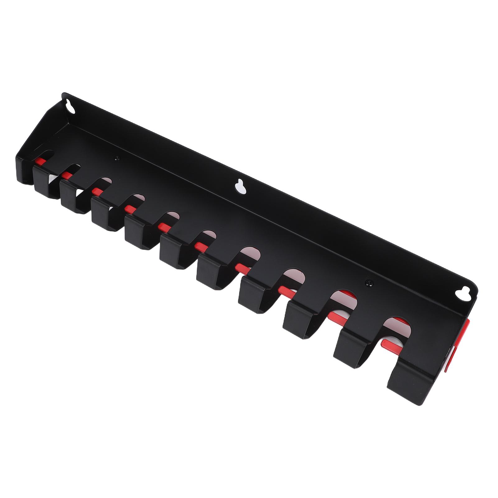 Support pour Pied de Biche, Étagère Murale Verrouillable avec Mécanisme de Verrouillage Intégré pour Atelier Cabane Garage Maison Supporte 10 13 Outils, Pied de Biche Ho