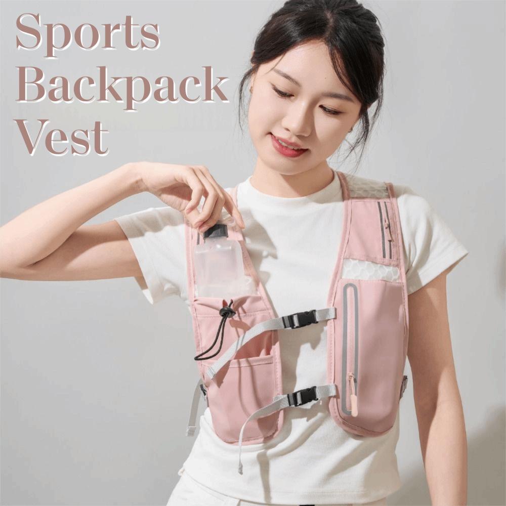 Kamizelka do biegania z odblaskami i systemem nawadniania Wodoodporna saszetka na klatkę piersiową Plecak rowerowy Rowerowy