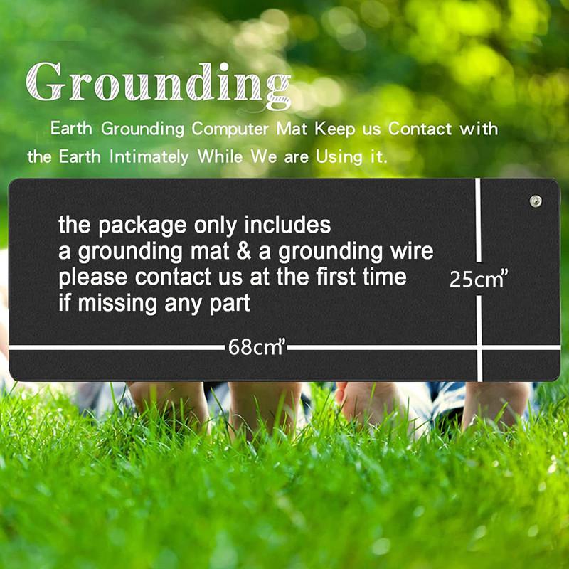 25 * 68 CM Earthing Mat Touching Earth Grounding Mat Foot Treatment Alleviate Pain Inflammation Negative Ions