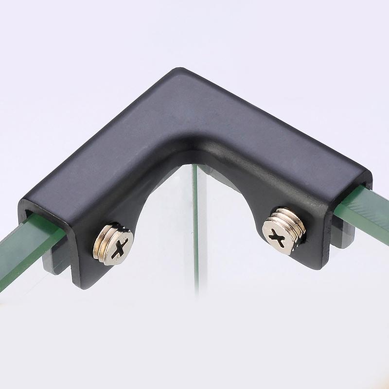L Clamp Glass Clamps Aquarium Corner Wooden Board Holder Glass Clips Ceramic Tile Connecting Diy Cabinet Aluminum Fit 6 To 12Mm
