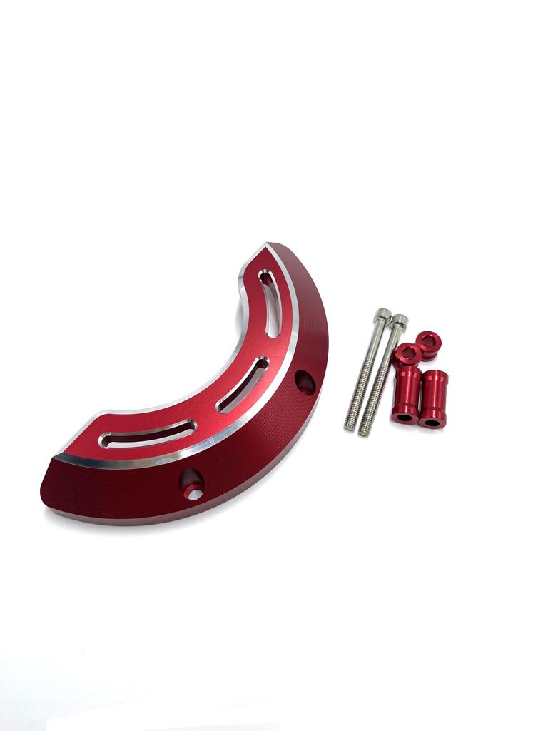 motokano Left Crankcase Guard Engine Slider for Rebel 250 500 (2017-2022) (Red)