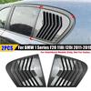 For BMW 1 Series F20 118i 120i Hatchback 2011- Car Rear Louver Window Side Shutter Cover Trim Sticker Vent Scoop ABS Carbon