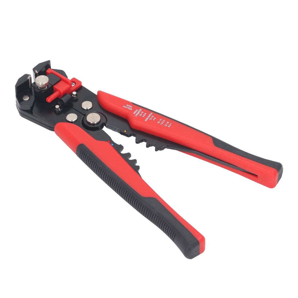 Automatic Wire Stripper 5 in 1 Cutter Crimper Peeling Puller Pliers Electrical Tool Red