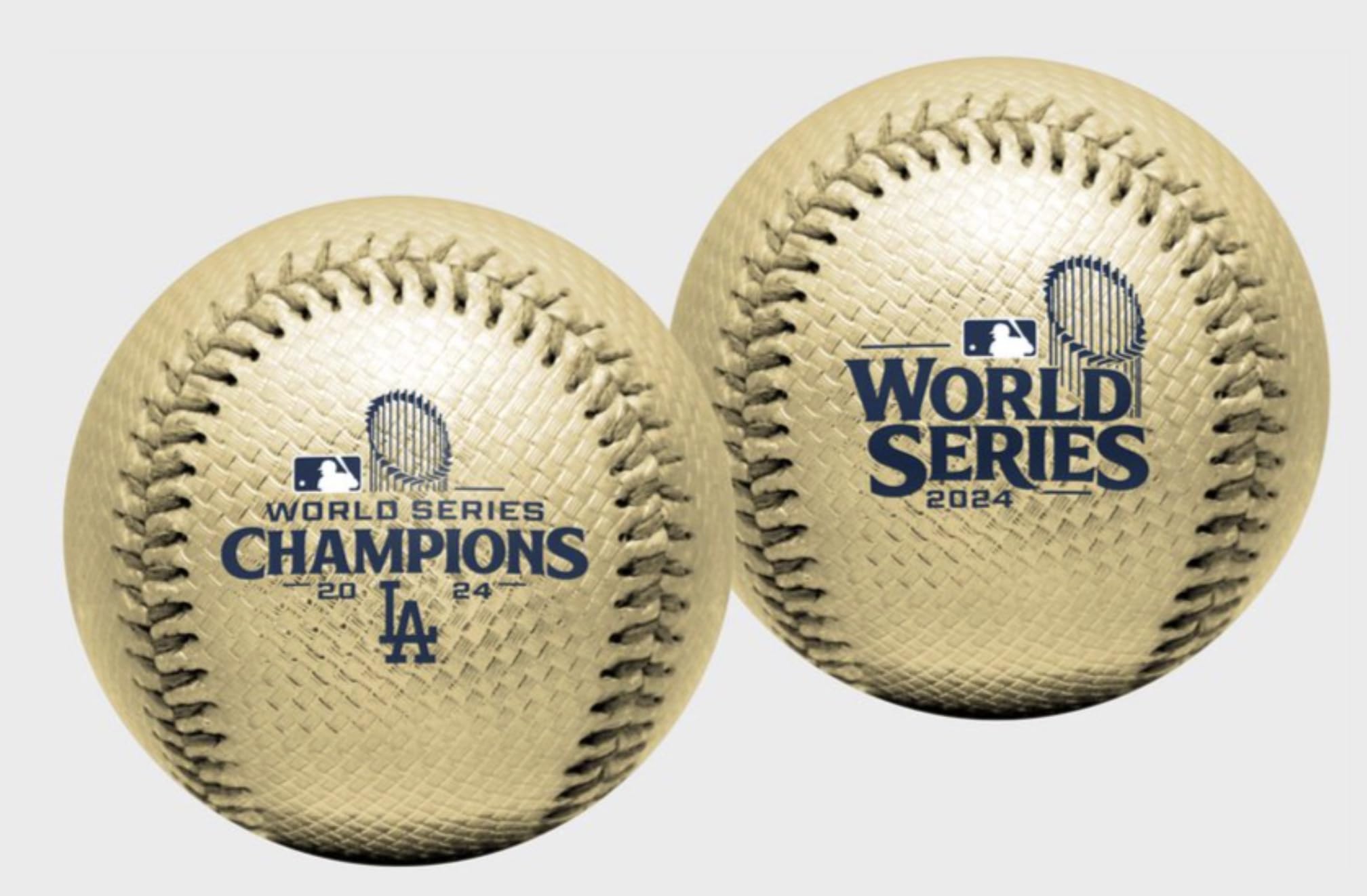 

Los Angeles Dodgers 2024 World Champion MLB Official Gold Ball Memorial, [Предмет] золотой