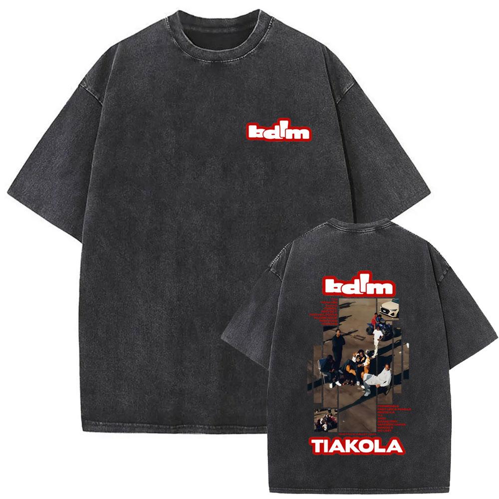 Vintage Washed Rapper DA Uzi Original Gangsta Album Merch  Tshirt Men Women Hip Hop Fashion Pop Music T Shirts Streetwear