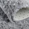 Tie-Dye Oval Long Plush Carpet Living Room Sofa Coffee Table Mat Soft Children's Bedroom Bedside Rug Home Decor