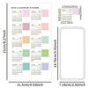 2Pcs 2026  Calendar Stickers Monthly Planner Stickers Labels For Diy Scrapbook Journals Notebooks Scheduling School Office