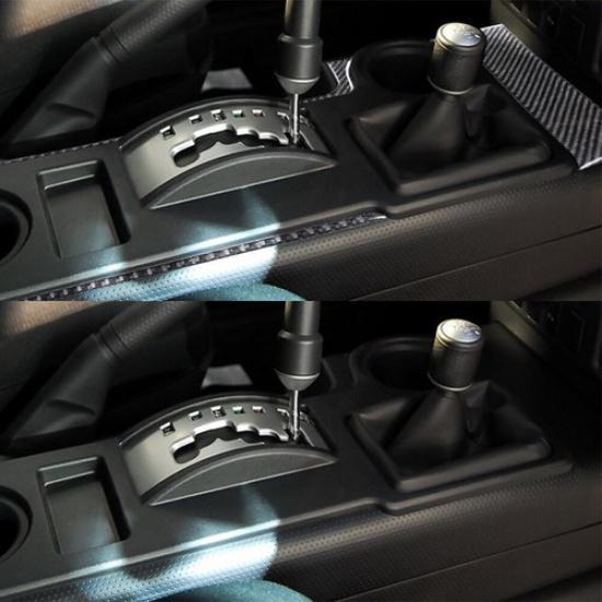 Carbon Fiber Interior Gear Shift Frame Cover Trim For Toyota FJ Cruiser 2007-14