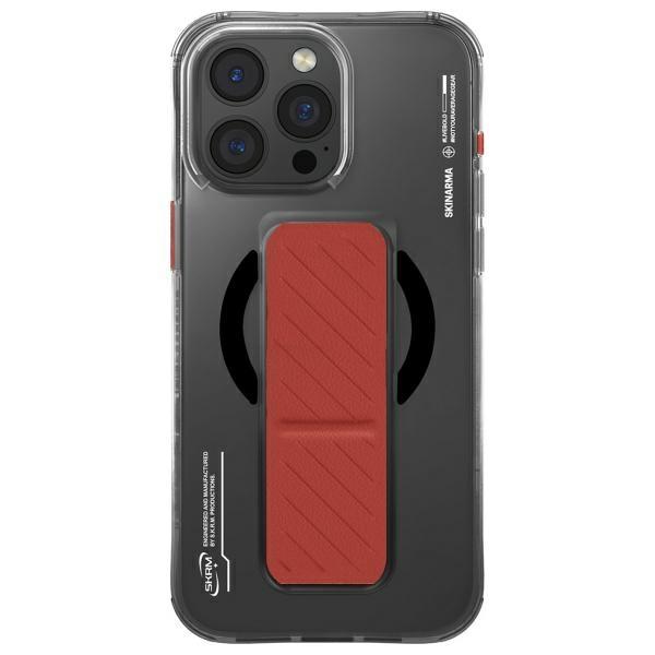 Skinarma Etui Axon Iphone 16 Pro 6.3    Magnetic Charging + Grip Stand Czarny/Black