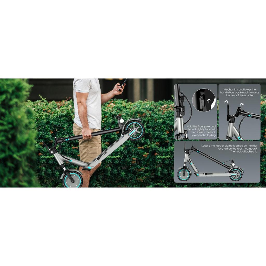 350W Dual Suspantion Sport Electric Scooter 8.5Inch Off-Road Tires Foldable Smart App Control Hot Selling Electric Scooters