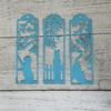 Window Kitten Carbon Steel Die Cut Stencils Decorative Embossing Paper Dies J0MC