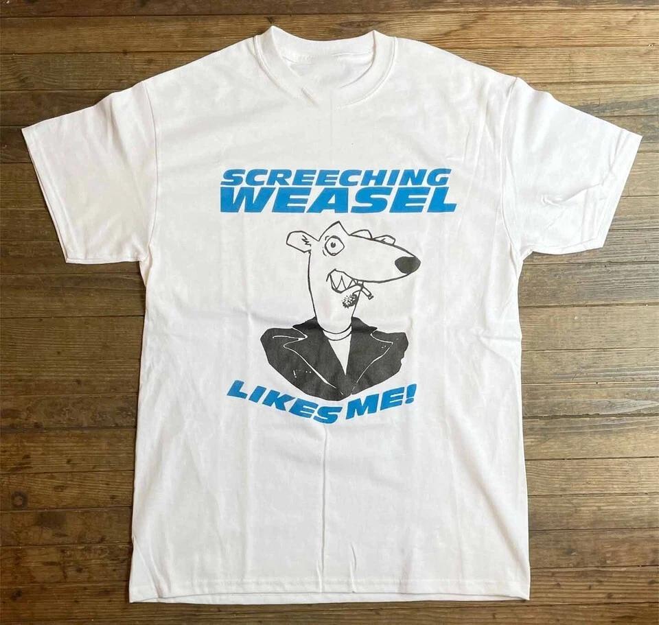 

SCREECHING WEASEL LIKES ME Shirt White Unisex S-2345XL UU241 S