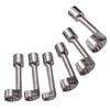L Type Diesels Injector Line Socket Wrench Set 12mm to 19mm Suitable for Tight Spaces Fuels Line Removal DIY Enthusiasts