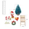 1/12 Dollhouse Creative Christmas Miniature Ornament Christmas Miniature Fairy garden and home Decoration