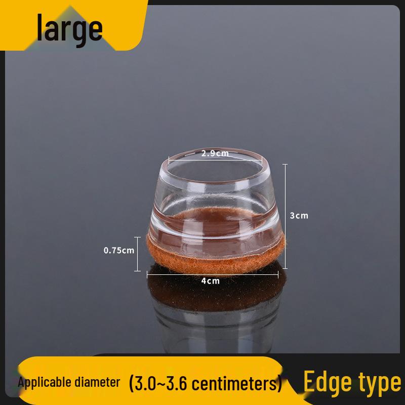 Durable Silicone Non-Slip Chair Leg Covers with Noise Reduction & Thickened Edge