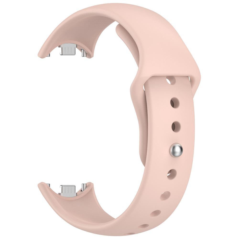 Replacement Silicone Strap for Xiaomi Band 10 9 8 with Solid Color Reverse Buckle Durable Comfortable Fitness Tracker Accessory