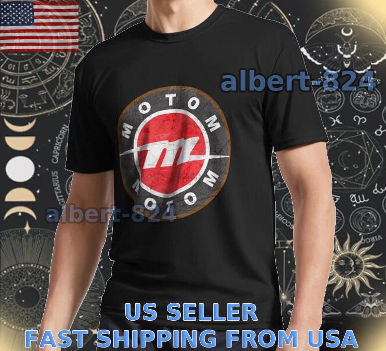 NEW SHIRT MOTOM MOTORCYCLES RETRO LOGO T shirt FUNNY AMERICAN SIZE S TO 5XL L