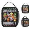 Italian Brainrot Meme Lunch Bag Portable Insulated Lunch Box Unisex Outdoor Picnic Graphic Cooler Bag Waterproof Lunch Bags