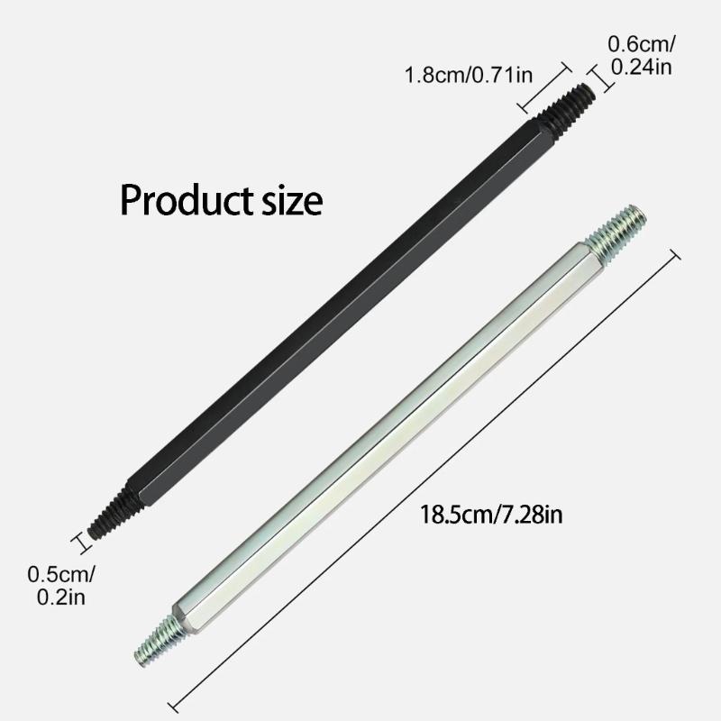 2 Pièces Outil Extracteur Professionnel pour Bougies de Prise Endommagées Filetage Gauche Pour Extraction Facile des Bougies Cassées