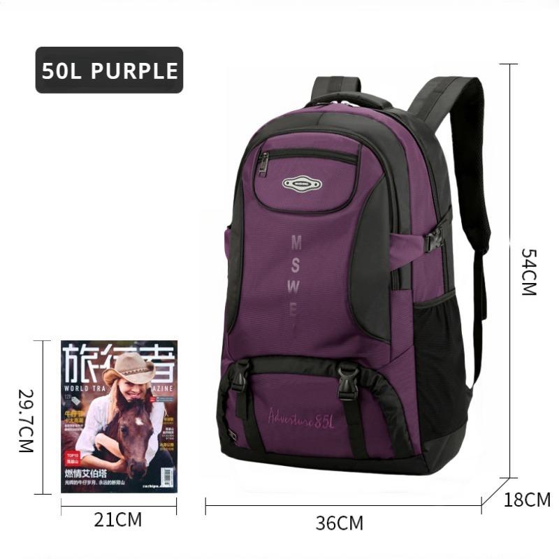 2024 New Outdoor Travel Backpack 50L/65L/85L Large Capacity Duffle Bag High Quality Oxford Waterproof Breathable Travel Bag Business Trip Hiking Bag