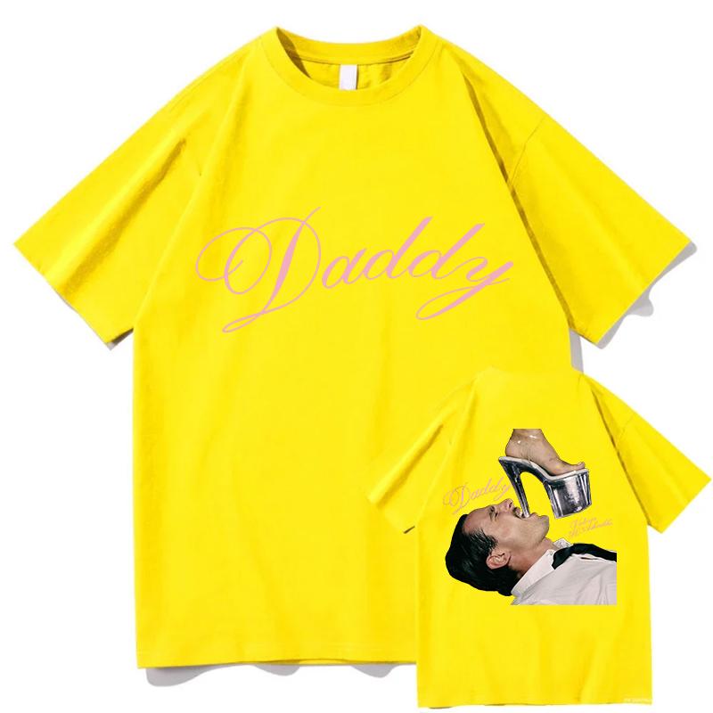 Ashnikko Victoria DADDY 2025 Hip Hop Novelty T-Shirt Pure Cotton TShirt Short Sleeve Summer Men Women Aesthetic Tops Tee Clothes