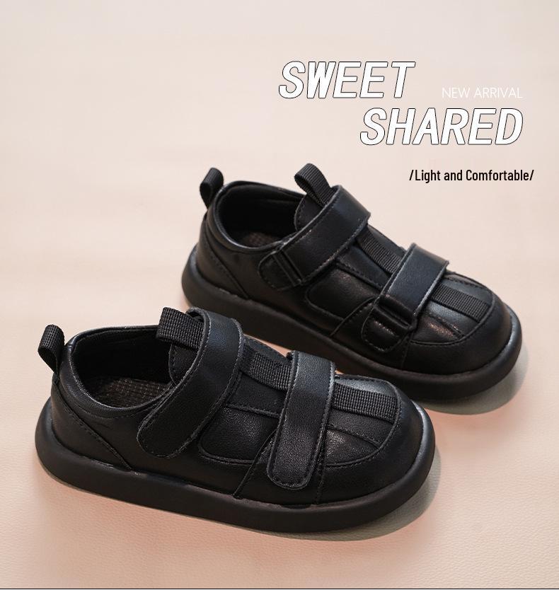 Spring 2026 Kids' Velcro Sports Shoes - Soft Sole, Casual, for Boys & Girls, Available for Middle & Big Kids
