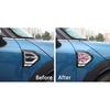 4Pcs/Set Union Jack Crystal Epoxy Side Fender Sticker Decals Decoration Car Styling For MINI Cooper F60 Countryman Accessories