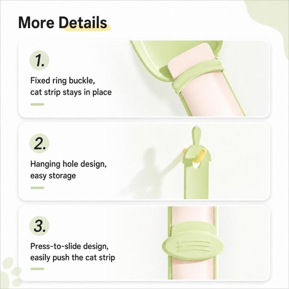 3PCS with Hanging Hole Cat Strip Squeeze Spoon Cat Strip Dispenser for Dog Cat Wet Food