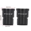 Microscope EP10X22 10X Microscope Eyepiece Optical Biological Microscope Lens Eyepiece, Wide-field Pair, Accessory.
