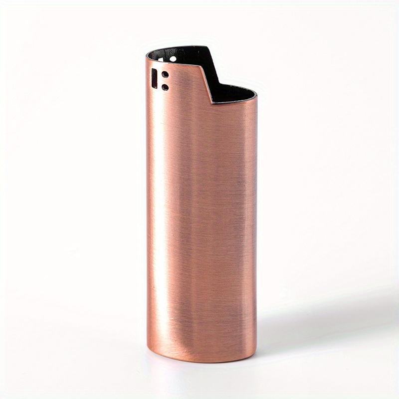 1 Stylish Metal Lighter Case, Compatible with BIC J6 Full Size Lighter - Stylish and Durable Lighter Case