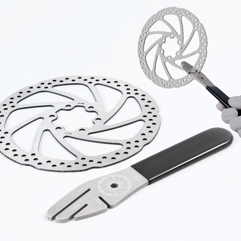 Adjustment Bicycle Rotor Truing Tools Durable Stainless Steel Bike Brake Disc Repair Tools