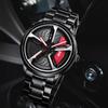 SVJ Men's Watch Car Wheel Modified Rs7 Men's Watch Hydraulic Three-dimensional Hollow Quartz Watch
