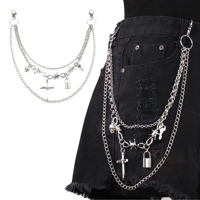 Sexy Pants Chain Punk Jeans Chain Wallet Chain Unisex Trousers Chain Cool Aesthetic Chain for Daily Wear and Parties