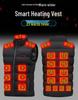 23 Districts Unisex USB Electric Heated Vest for Skiing & Fishing