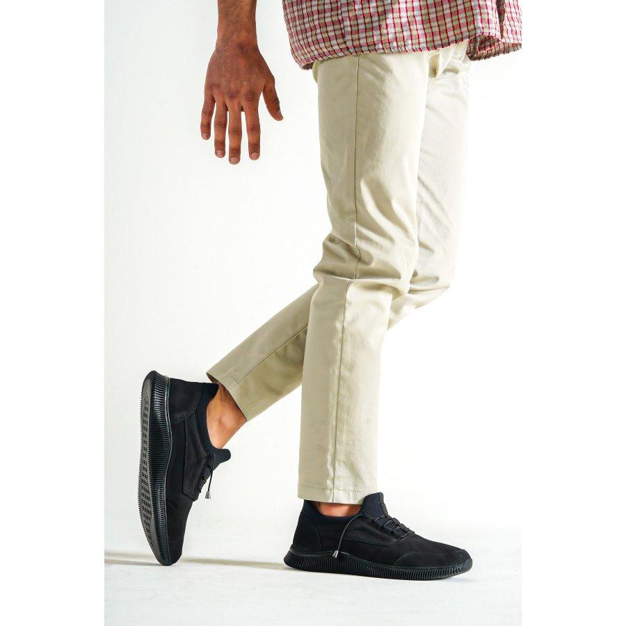 

Мужские повседневные кроссовки из натуральной нубуковой кожи 41 чёрный