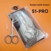 Russian-Style Stainless Steel Cuticle Nipper S1-PRO, Small Curved Blade, Professional Grade for Precision Nail Art and Dead Skin Removal