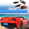 ABS Black Rear Tail Light Lens Taillight Kit Fit For Chevrolet Corvette C7 2014- Car Exterior Taillight Protection Cover Accessories