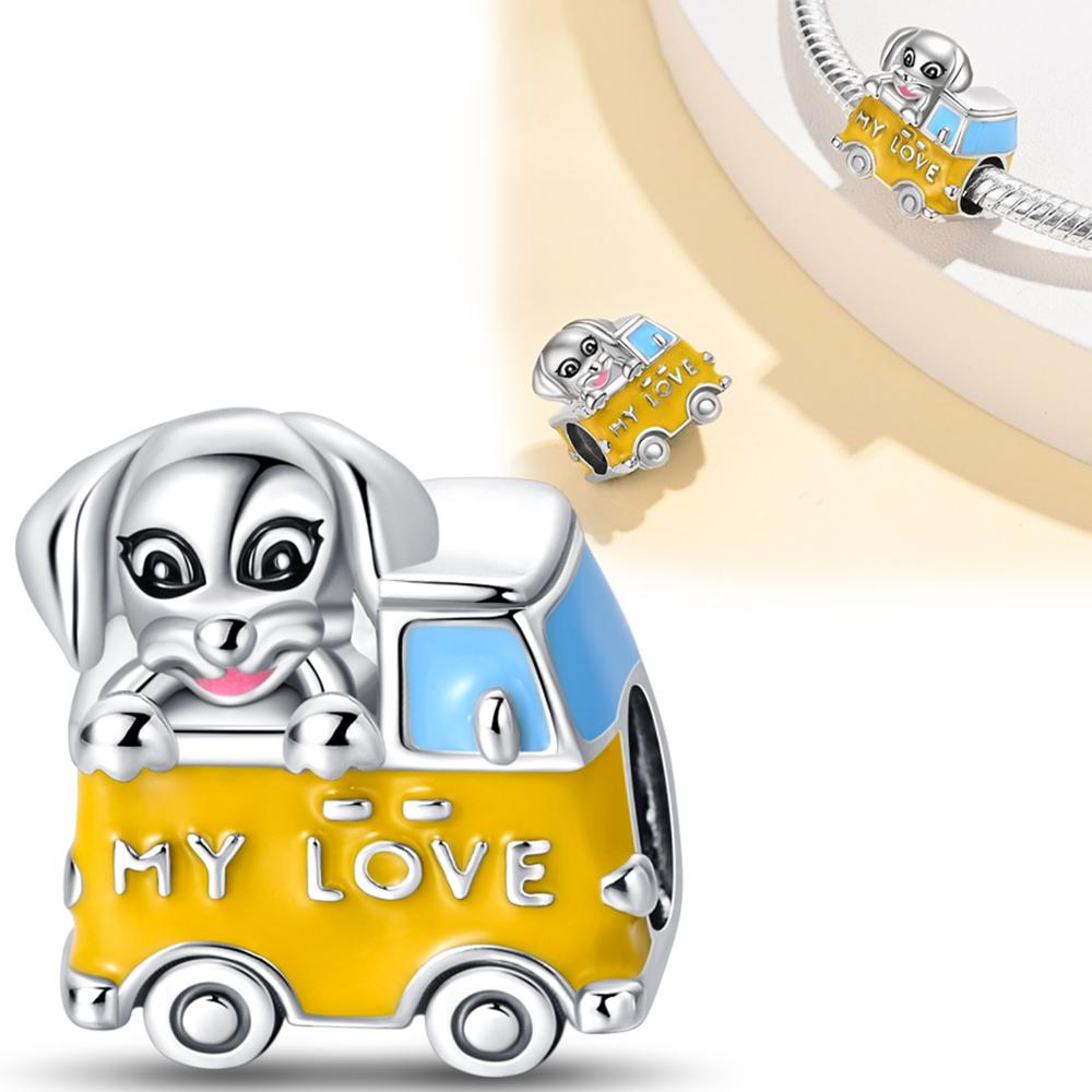 

Бусины Маленького Принца из стерлингового серебра S925 пробы, подходят для амулетов, оригинальный браслет из серебра S925 для изготовления ювелирных изделий