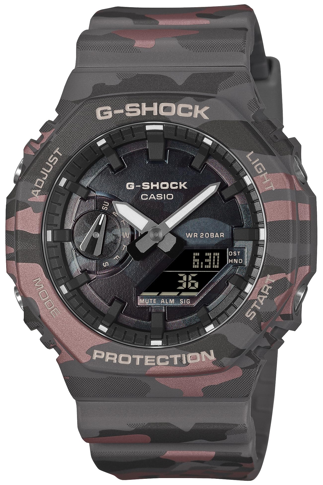 [Casio] Часы G-Shock [Официальная модель для внутреннего рынка] Изготовлены из экологически чистых материалов, GA-2100CMD-8AJF, Мужские, Серый
