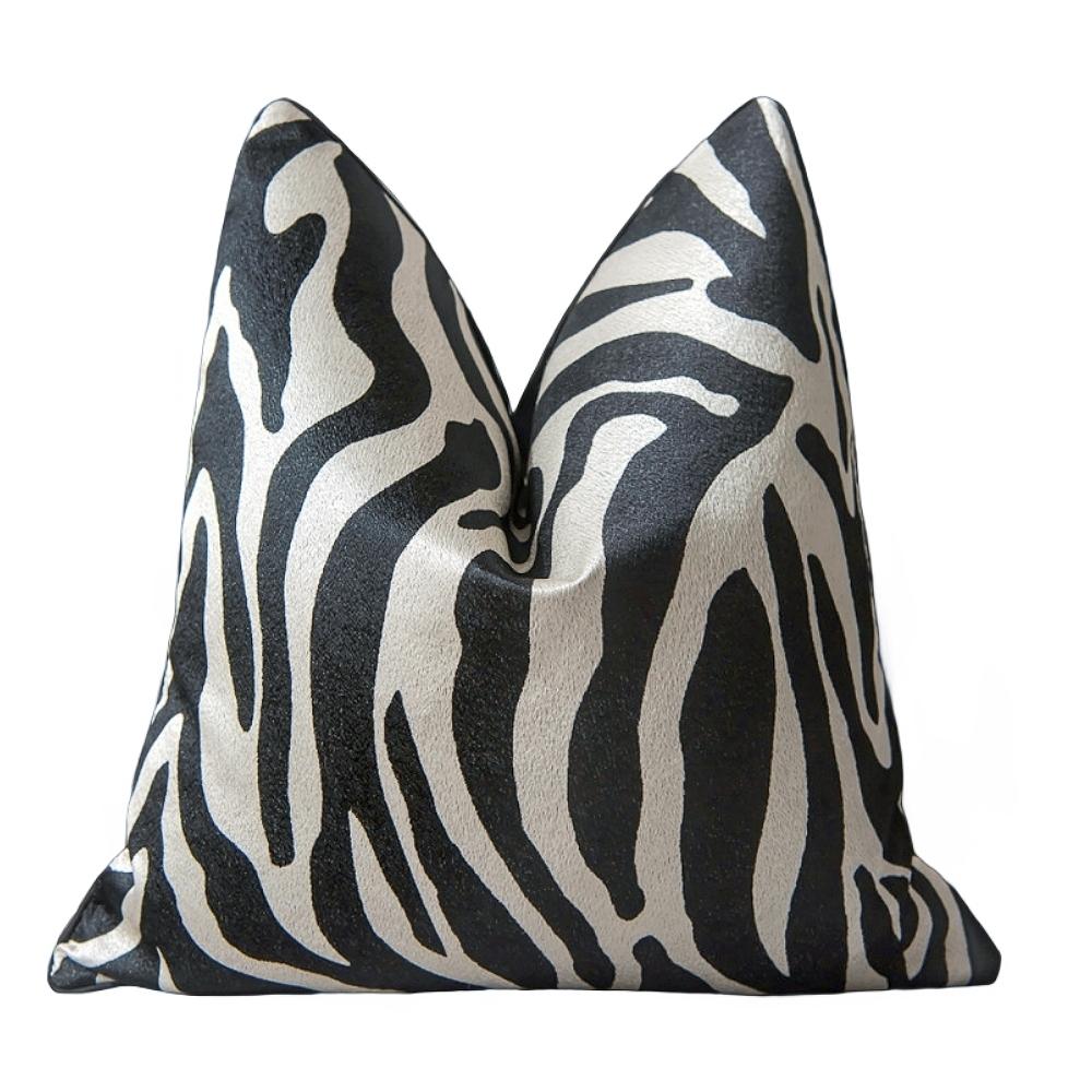 Jmg Clothing Unisex Luxury Leopard Zebra Cushion Cover 30X50 45X45 50X50, Zipper Sofa Pillow Case, Living Room Decorative Throw Pillow Covers