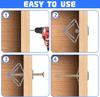 Plasterboard Dowels with Fixings Screws Self-Drilling Expansion Screw Tube Drywall Anchor Bolts Fastener Kits Hardware Tools