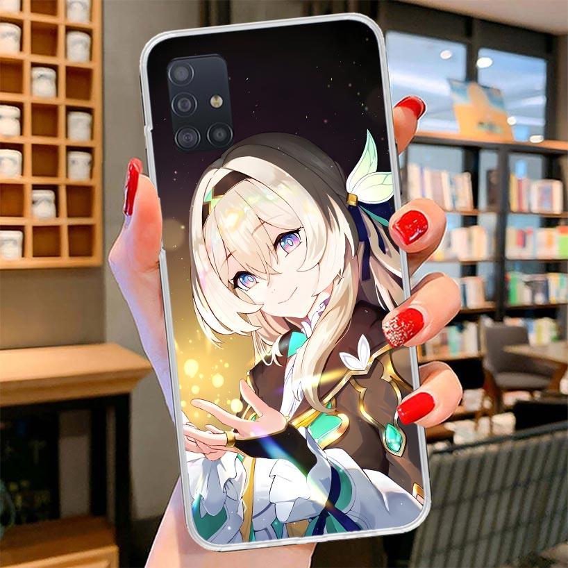 Honkai Star Rail Firefly Cover Phone Case For Samsung Galaxy A12 A22 A32 A52 A72 A02S Phone Case Note 20 Ultra 10 S10 Plus A51 A