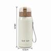 Rustless Steel Vacuum Insulated Cup One Touch Flip Lid Tumbler Insulated Mug  Daily Commuting