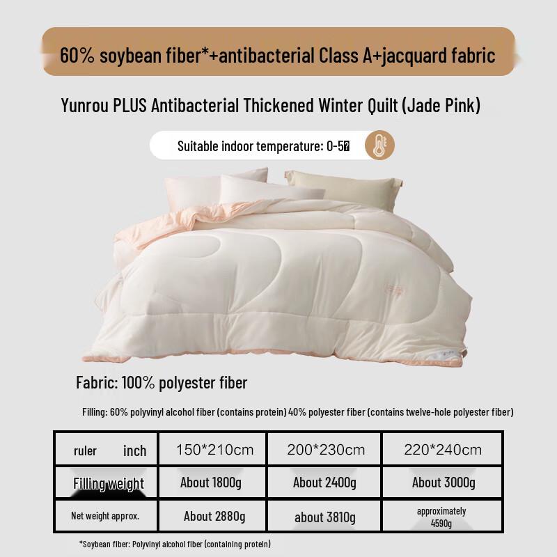 Mercury Home Textiles Soybean Fiber Winter Quilt