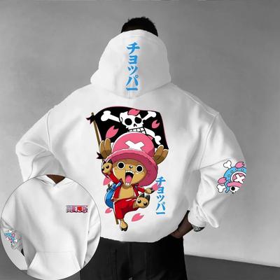 2026 ONE PIECE Unisex Hoodie Sweater Tony Tony Chopper Japan Anime Summer Autumn New Boys Long Sleeve Parent-Child Wear