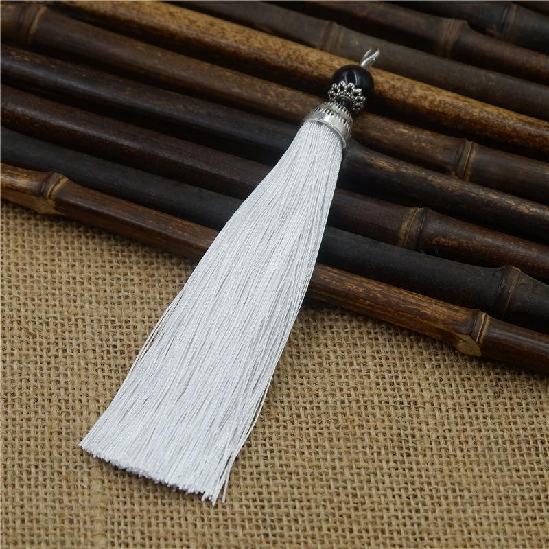 Tassel Ear With Hat Diy Handmade Ear Pendant High-End Lobster Buckle Tassel Ear Pendant