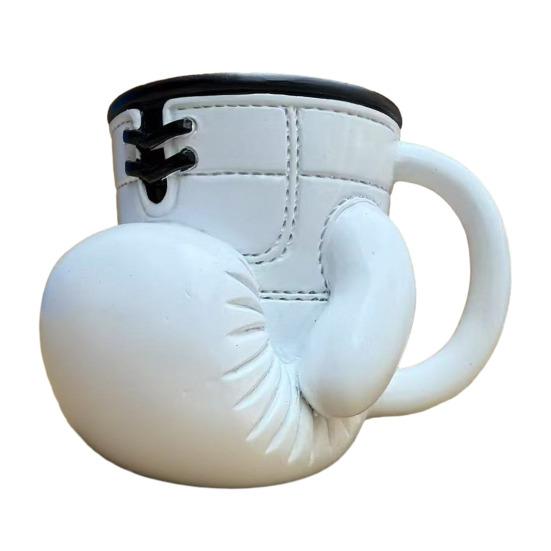 Boxing Glove Mug 3D Novelty Coffee Cup Stainless Steel Tea Cup 12oz Unique Funny Boxing Gift for Boxers Fitness Enthusiasts Coaches