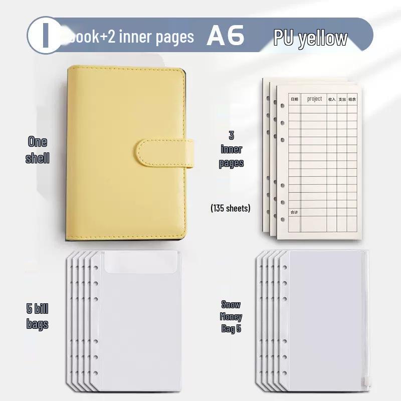 Macaron Style Budget Planner: Korean Cash Diary & Kids' Expense Notebook
