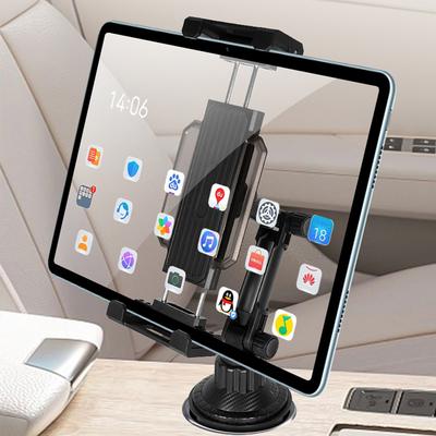 Uchwyt na tablet do gniazda na kubek samochodowy 360 regulowany uchwyt pręt pochylany antypoślizgowa trójkątna podstawa akcesoria samochodowe do Ipad Xiaomi Tab