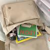 Crossbody Bag Women's Simple Shoulder Bag Large Capacity Retro Girl Student Class Book Mail Carrier Bag Tide